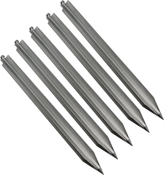 Poolzilla 5-Pack 16" Safety Cover Lawn Stake Anchor, for Grass Installation of Anchors, Heavy Duty Design