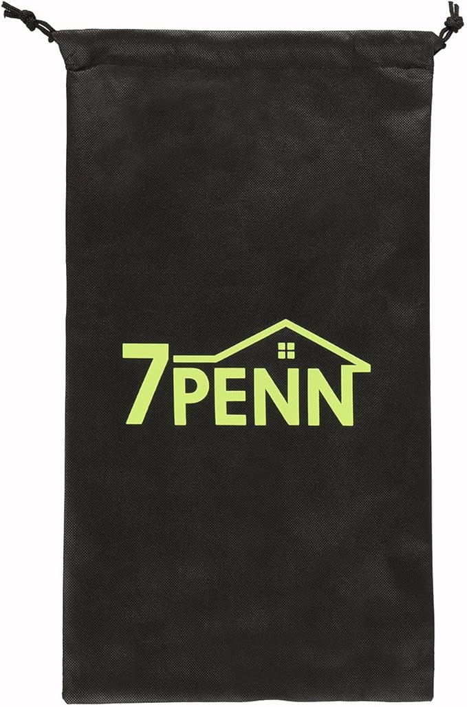 7Penn Spiral Ground Anchors - 8 Inch Green Tent Stakes Heavy Duty Ground Screw Anchor Twist Stakes, 4 Pack