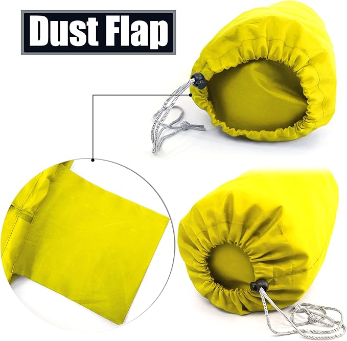 BeeGreen Ditty-Bags-Stuff-Cinch-Bags-for-Backpacking 6 Pack Small Drawstring with Dust Flap Compression Sack Bags Foldable Lightweight