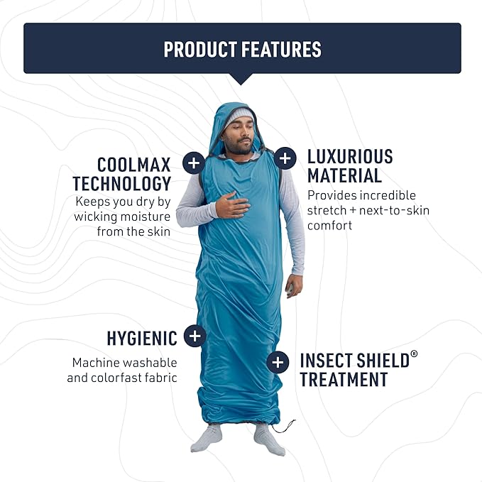 Sea to Summit Breeze Sleeping Bag Liner - Insect Shield