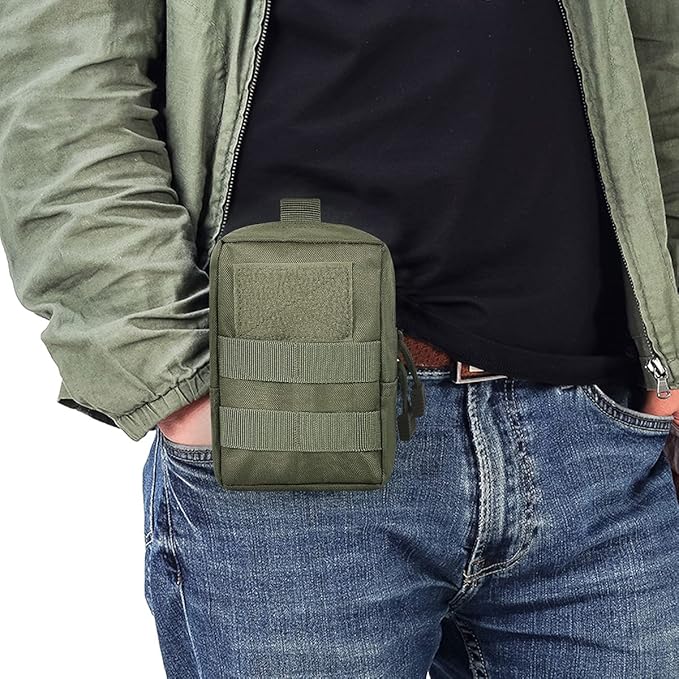 Gogoku 4-Pack Molle Pouch Tactical Molle Pouches Compact Utility EDC Waist Bag Pack