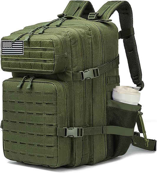 Military Tactical Backpack 45L/25L 3 Day Assault Pack Molle Daypack Hiking Backpack for Men and Women
