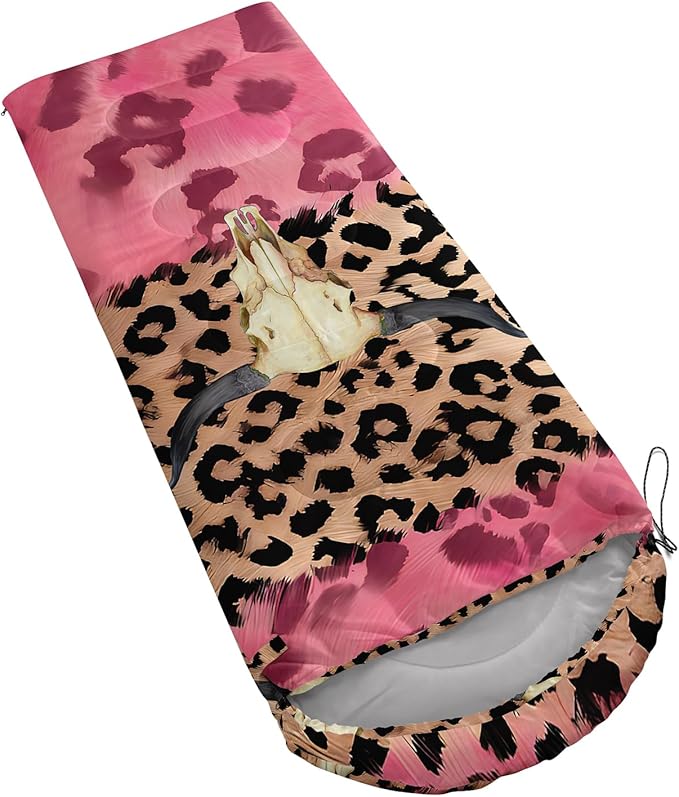 AILONEN Kawaii Puppy Sleeping Bag for Kids Boys Girls,Warm and Cool Weather,Lightweight,Waterproof Backpacking,Cartoon Cute Dog & Duck Animal Themed Blue Sleeping Bag for Camping