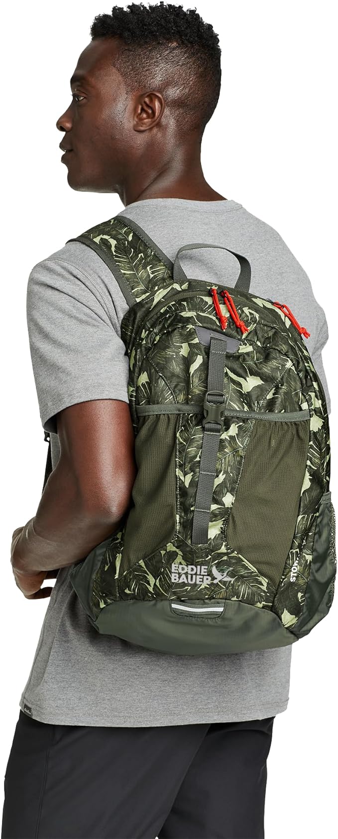 Eddie Bauer Stowaway Packable Backpack | Travel | Outdoor | Lightweight | Foldable | Durable | Ripstop Polyester | 30L - Coast Blue