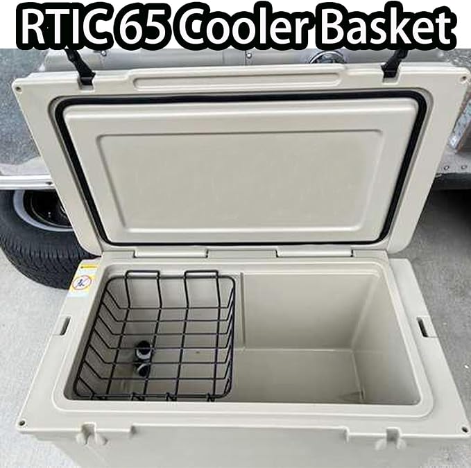 Cooler Basket for RTIC 65, Compatible with 65 Coolers, Keep Smaller Items Dry-Goods Basket, Compatible with Rtic Ice, RTIC Cooler Accessories etc.