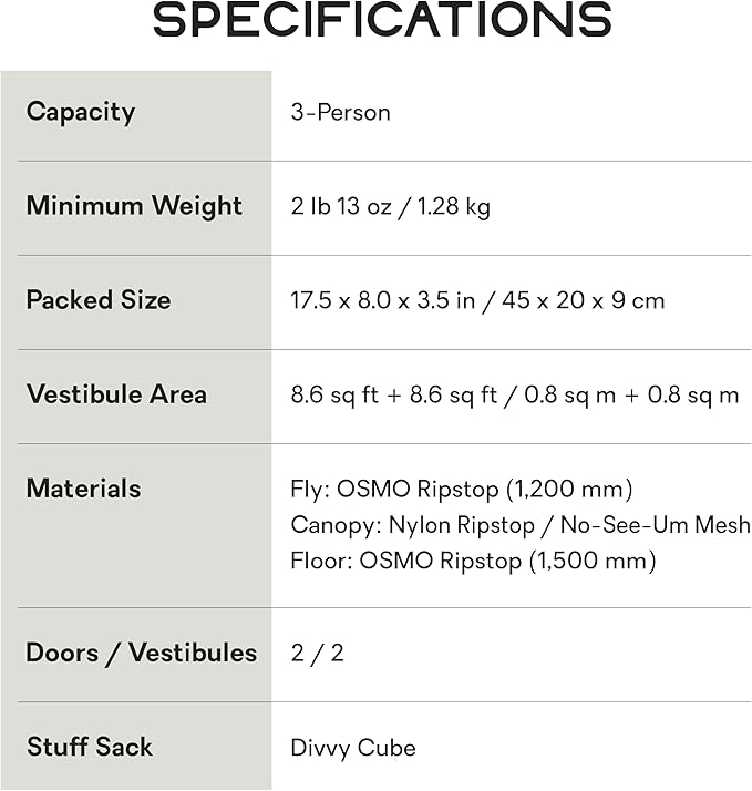 NEMO Equipment Hornet OSMO Ultralight Backpacking Tent