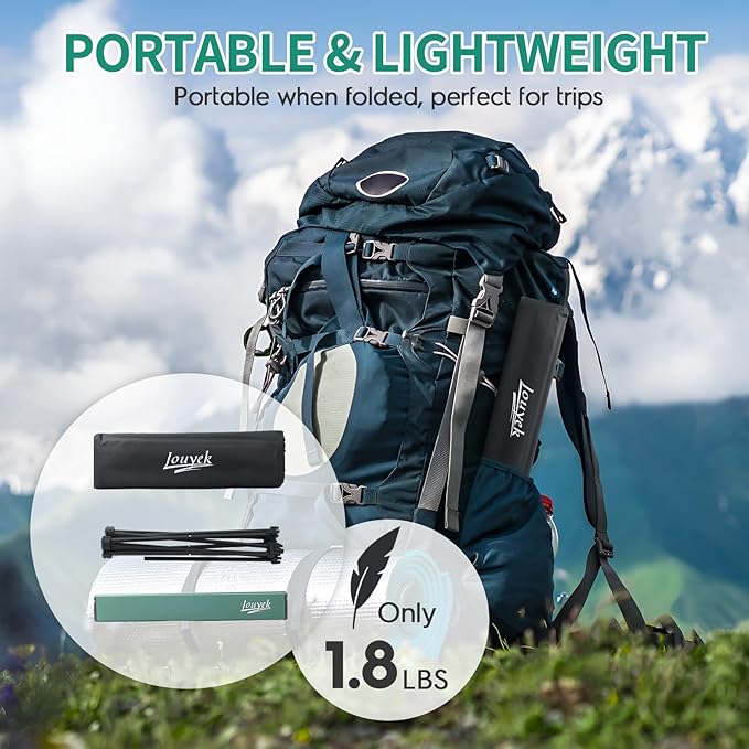 Small Camping Table, Ultralight Aluminum Folding Table with Carrying Bag, Portable & Lightweight Camping Side Table for Outdoor Camping, Picnic, Beach and Fishing, Green