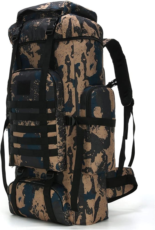 Hiking Backpack for Men 70L/100L Camping Backpack Military Rucksack Molle 3 Days Assault Pack for Climbing | Camping Backpack, 3 Days Assault Pack, for Climbing