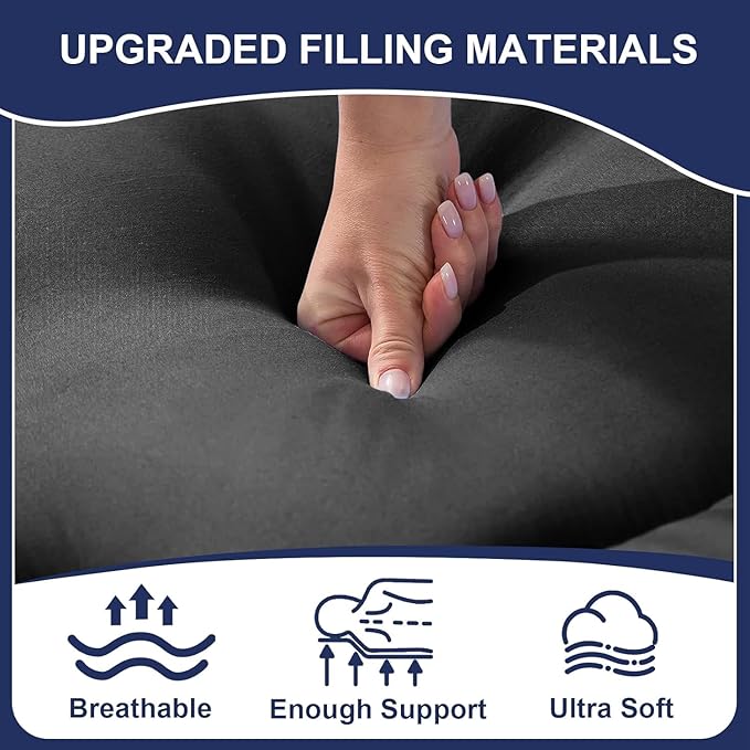Japanese Floor Mattress,Thicken Japanese Floor Sleeping Pad Foldable,Roll Up Tatami Mat Easy to Store and Portable,Futon Mattress Suitable for Camping and Guest Room (Green, Queen (80" X 60"))