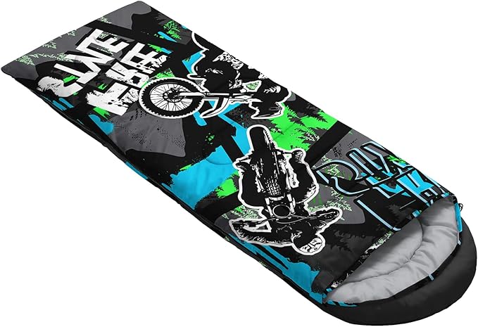 AILONEN Girls Pink Camping Sleeping Bags,Lightweight & Waterproof,3 Season Warm & Cool Weather,Cute Bow Duck Print Sleeping Bags for Kids,Girls,Adults Travelling,Outdoors