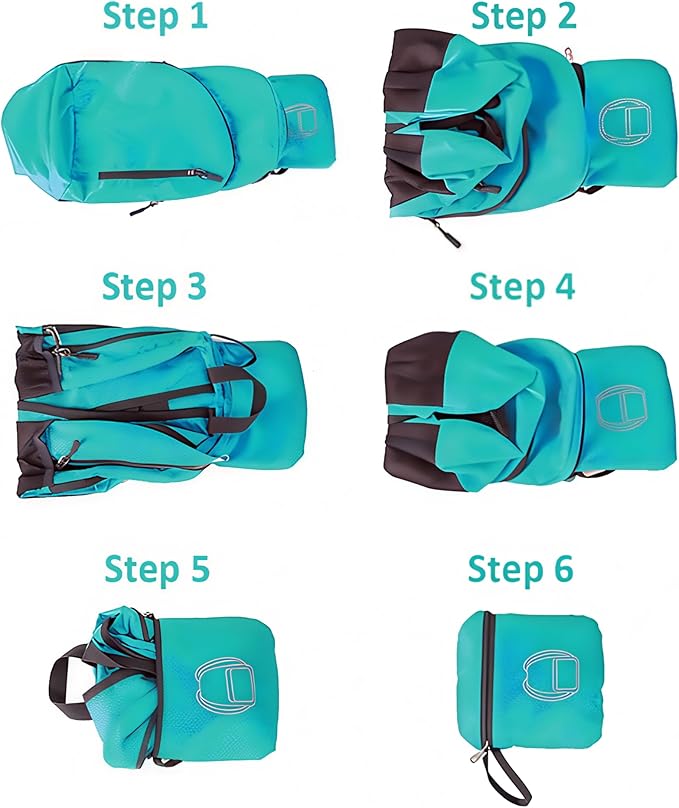 MounTop Outdoor Lightweight Foldable Water Resistant Backpack for Travel Hiking Riding