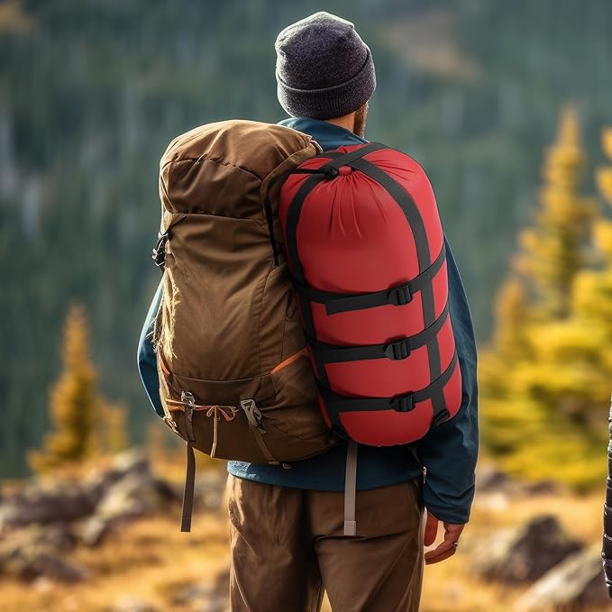 Compression Sack for Sleeping Bag Store Ultralight Sleeping Bag Compression Stuff Sack 15l 25l Space Saving Gear for Travel Camping Hiking Outdoor