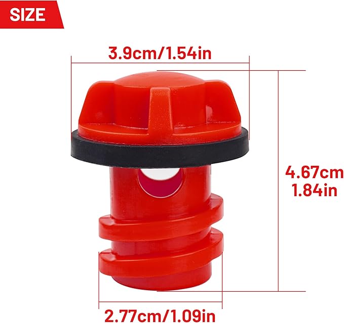 Cooler Drain Plug, 2 Pack Replacement, Compatible with Yeti Roadie, Tundra, and Tank Coolers and RTIC Coolers