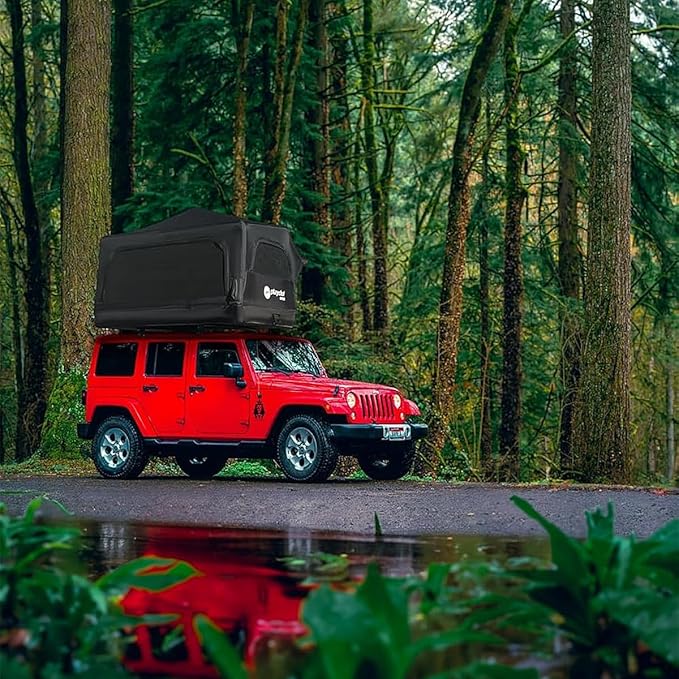 UNISTRENGH Waterproof Inflatable Car Rooftop Tent Lightweight Portable Family Outdoor Camping Roof Top Tent for SUV, Jeep Cars