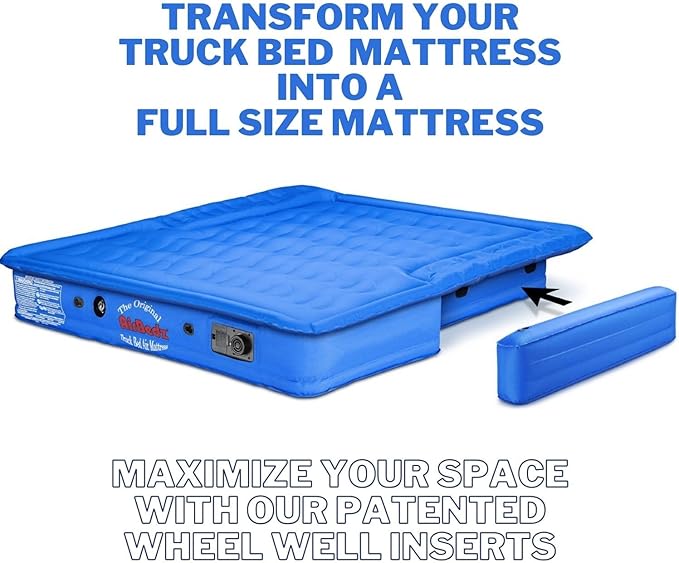 Pittman Outdoors AirBedz Inflatable Wheel Well Side Inserts (for PPI-105 Mattress), Blue
