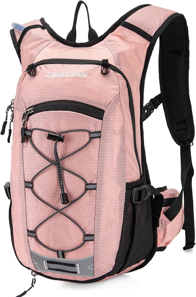 Hydration Backpack Cycling Backpack Women Running Backpack Water Backpack for Hiking Biking Backpack for Men Equipped with 2L Water Bag