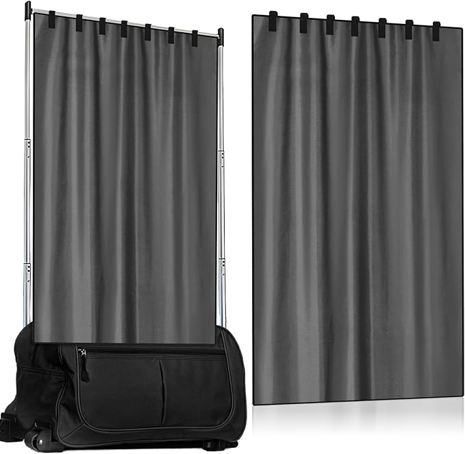 Privacy Curtain for Dance Bag Suitcase Portable Changing Room Privacy Curtain Without Rack Partition Screens for Dancer Backstage Accessories, Camping, Window Shades