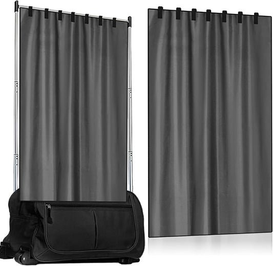 Privacy Curtain for Dance Bag Suitcase Portable Changing Room Privacy Curtain Without Rack Partition Screens for Dancer Backstage Accessories, Camping, Window Shades