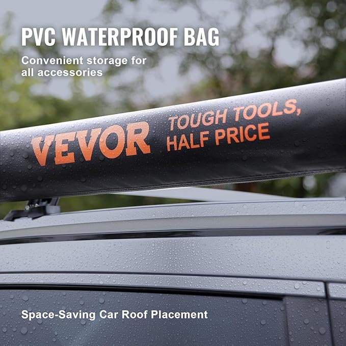 VEVOR 270 Degree Awning, Ultimate Sun Protection Vehicle Awning, Waterproof UV50+ Car Side Awnings with Carry Bag, All-Weather Free-Standing Overland Awnings Car Shelter for SUV Van Truck Camping