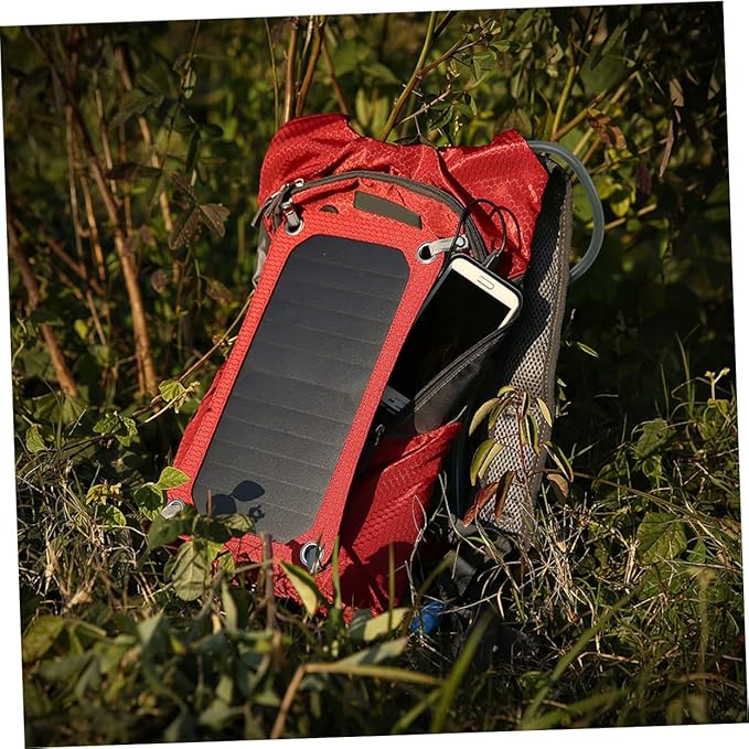Solar Panel Charger Backpack Women's Travel Usb Power Bank Outdoor Sports Lightweight for Men Women