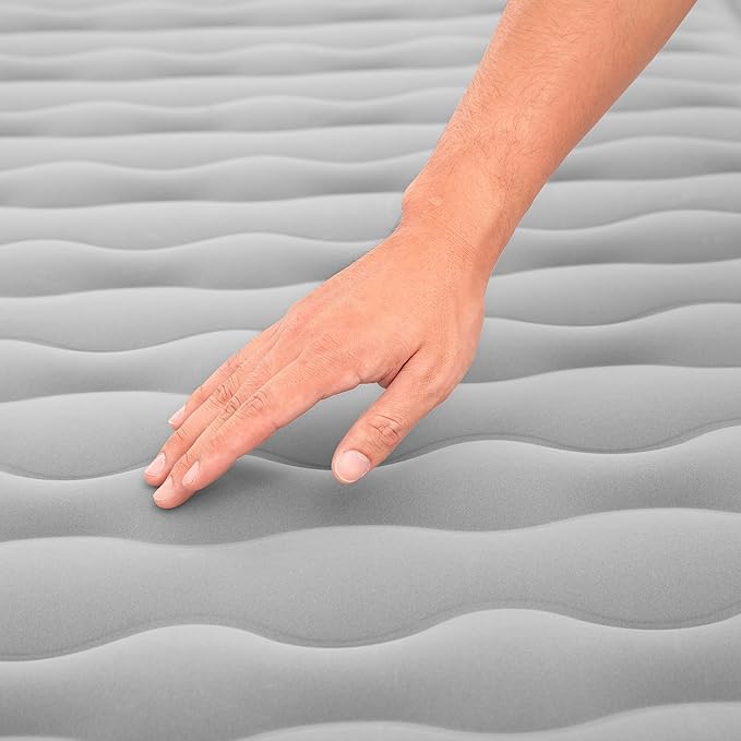 Sealy: AlwayzAire Tough Guard 18" Airbed - Queen - Built-in Dual Pump, Inflatable Matress, Wave Beam Construction, Antimicrobial Treatment, USB Charge