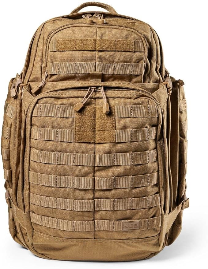 5.11 Tactical Backpack, RUSH 72 2.0 Military Survival Molle Back Pack with Laptop Compartment, Large, 55L, Style 56565ABR