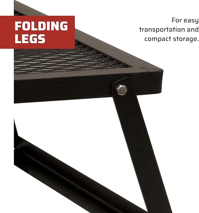 Camp Chef Lumberjack Over-the-Fire Grill with Sturdy Legs