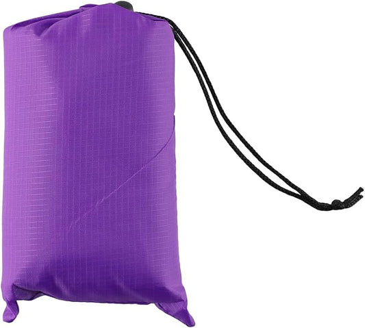 Outside Camping Rain Tarp, Waterproof Portable Tarp Shelter Rain Tarp Sun Shade Shelter for Outdoor Adventures(Purple 140x200CM)