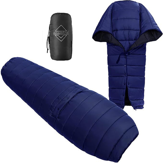 Onewind Hammock Top Quilt with Footbox, Lightweight and Portable Sleeping Quilt Camping Sleeping Bag for Backpacking and Hiking