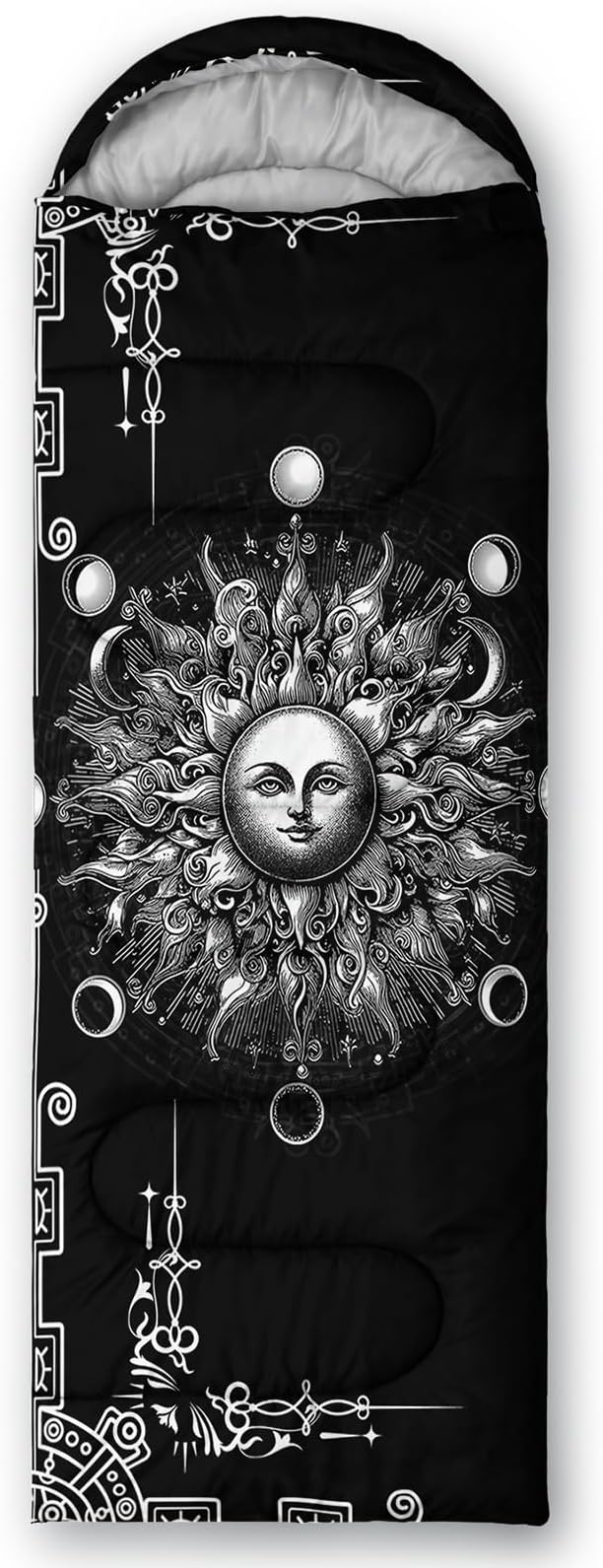 AILONEN Kawaii Puppy Sleeping Bag for Kids Boys Girls,Warm and Cool Weather,Lightweight,Waterproof Backpacking,Cartoon Cute Dog & Duck Animal Themed Blue Sleeping Bag for Camping