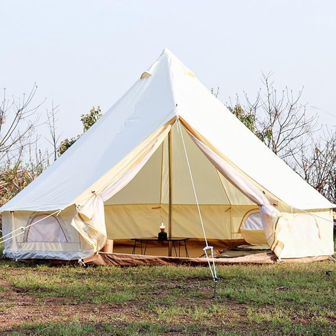 Latourreg Luxury 3M/4M/5M/6M Oxford Bell Tent with Zipped Detachable Groundsheet | Luxury, Zipped, Detachable, Groundsheet