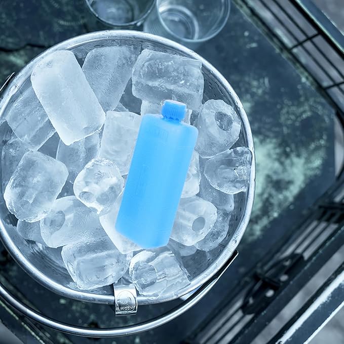 Homoyoyo 8Pcs Ice Crystal Boxes Reusable Freezer Packs for Coolers Lunch Boxes Camping Fishing and Air Conditioner Fans Cooler Ice Blocks for Efficient Cooling 4.52X1.57X1.18In