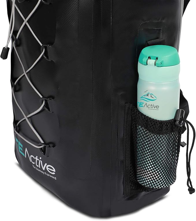 FE Active Dry Bag Waterproof Backpack - 30L Eco Friendly Bag for Men & Women for Fishing, Travel, Hiking, Beach & Survival Gear. Storage for Camera & Camping Accessories | Designed in California, USA