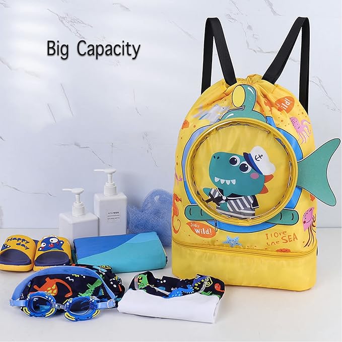 Lightweight Drawstring Gym Bag Swim Bags Yogo Backpack Waterproof Draw String Sackpack Beach Backpacks Sport Knapsack for Men Women Camping Hiking Shopping Swimming Dance Travel