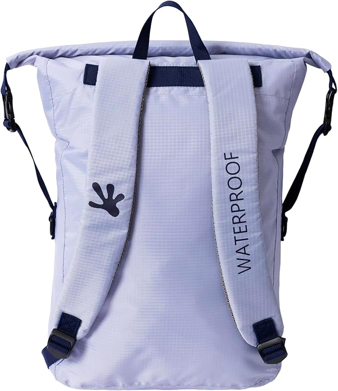 geckobrands Lightweight 30L Waterproof Backpack - Lightweight Watertight Outdoor Bag Hiking Traveling Light Water Activities