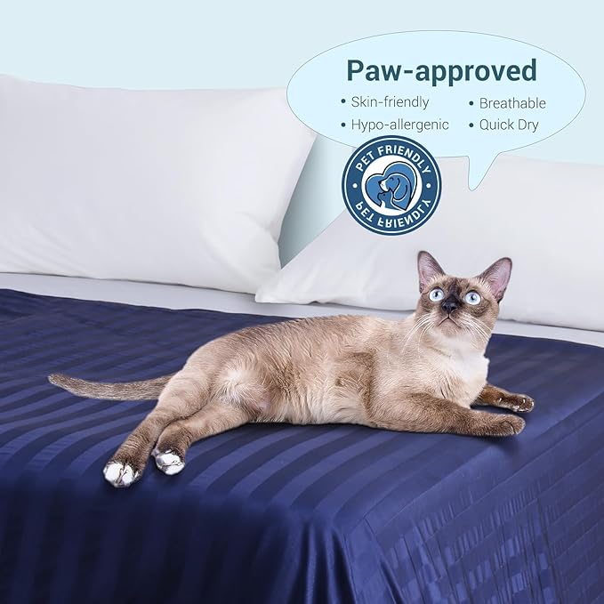 Elegear Cooling Blanket for Hot Sleepers, Arc-Chill® 3.0 Cooling Tech Q-Max >0.5, Stay Cool & Dry All Night, One-Way Moisture Flow, No Sticky Feeling, Breathable Lightweight Summer Blanket