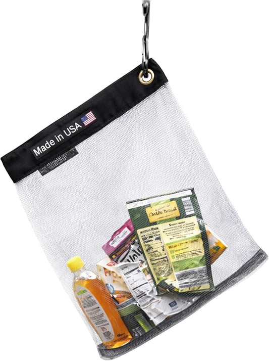 Rodent Proof Bear Bags - Ultralight Stainless Steel Mesh Bag for Camping Food Storage - Sturdy and Rust-Resistant Sack with Lock and Grommet For Easy Hanging