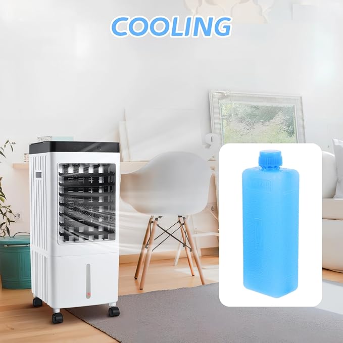 4pcs Small Fan ce Packs,Reusable Portable Cooler Freezer Ice Packs Keep Cool for Cooler Ice Block