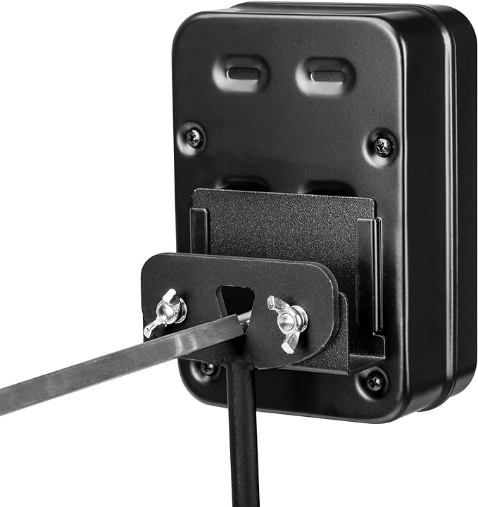 only fire Spit Rotisserie Outdoor Camp Grill with Support Legs for Outdoor Campfire Grilling - 35×5/16" Square Spit Rod