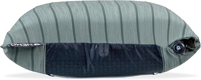 NEMO Equipment Fillo Wide Camping Pillow - Silt Stripe - One Size