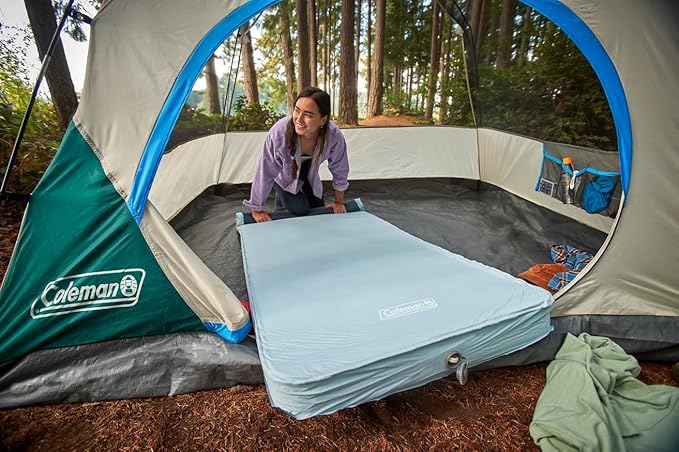 Coleman Cloudland Self-Inflating Sleeping Pad, Extra Thick Insulating Foam, Air Fills in Minutes, Comfortable Camping Pad
