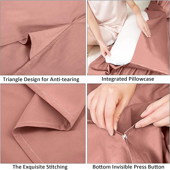 Sleeping Bag Liner, Lightweight Portable, Soft Travel and Camping Sheet, with Compact and Carry Bag, for Travel, Hotel