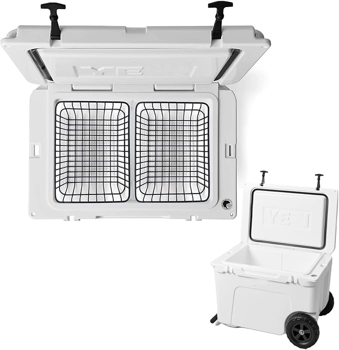 Cooler Basket for YETI Tundra Haul, Stays Food Chilled and Dry, Compatible with Yeti Roadie 48, YETI Roadie 60, Compatible with Other Coolers Accessories Cooler Locks, Coolers Dividers, Ice etc.