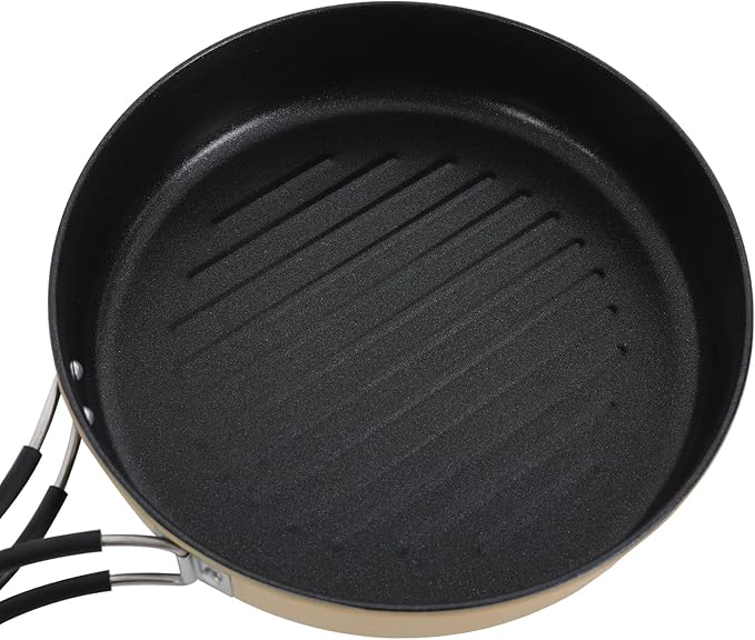 Camping Cookware Set Portable Camping Cooking Set 304 Stainless Steel Camping Pots and Pans Set Campfire Cooking Equipment with Storage Bag for Outdoor Camping Hiking Picnic for 2-3