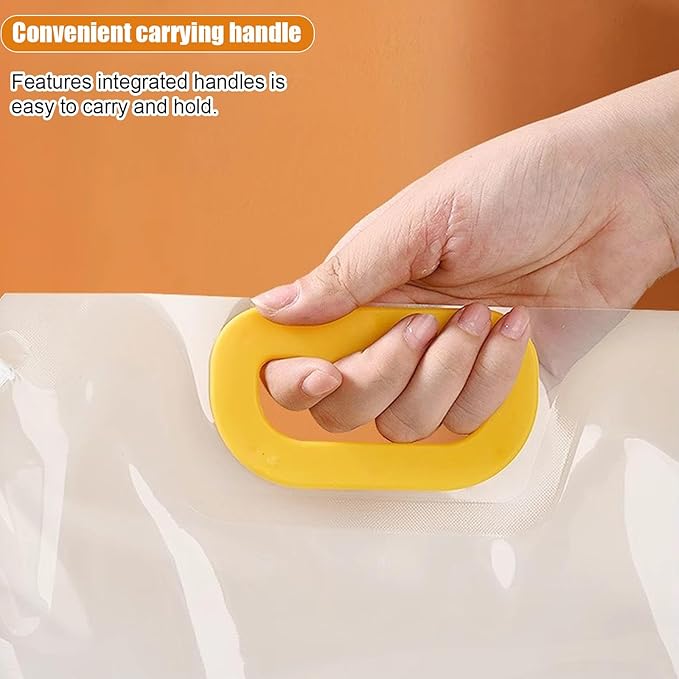 【15 Pack】Food Storage Bags Grain Moisture-proof Sealed Bags Stand Up Packaging Pouches Large Reusable Sealed Bag with Handle and Cap BPA Free,16.7"x14"