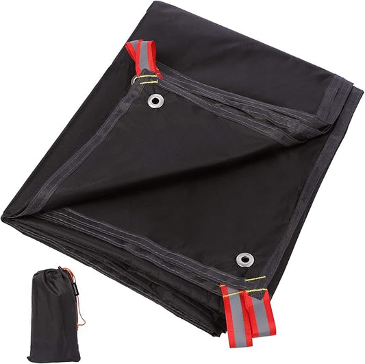 REDCAMP Waterproof Camping Tent Tarp - 36"x83", 4 in 1 Multifunctional Tent Footprint for Camping, Hiking and Survival Gear, Lightweight and Compact