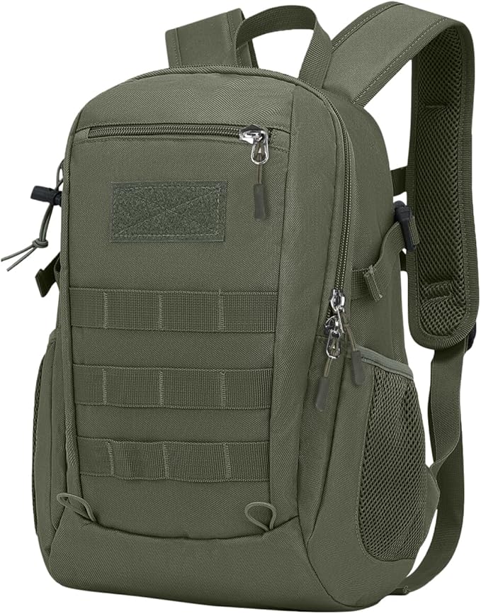ArcEnCiel 10L/20L Mini X-Small Tactical Backpack MOLLE Daypack Gear Pack Camping Bag with Patch