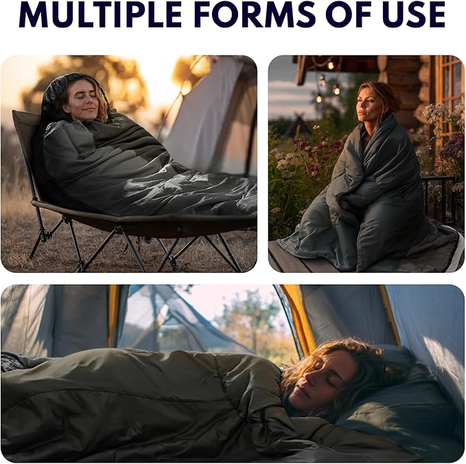 20°F XXL Sleeping Bags for Adults Cold Weather,Camping Sleeping Bag with Compression Sack for Winter Hiking, Hunting,Traveling