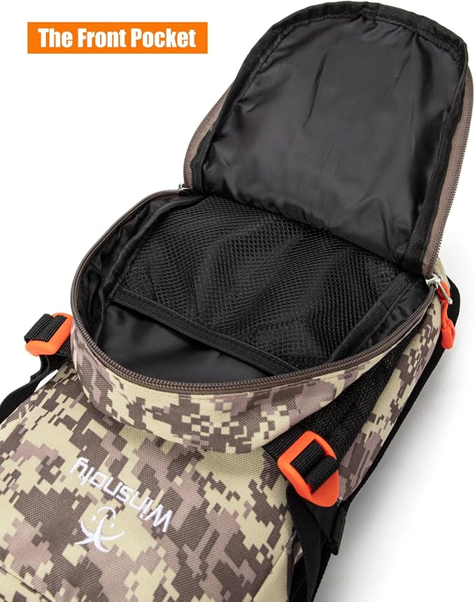 Kids Hydration Backpack, Water Hiking Backpack for Boys or Girls with 1.5L Reservoir Bladder