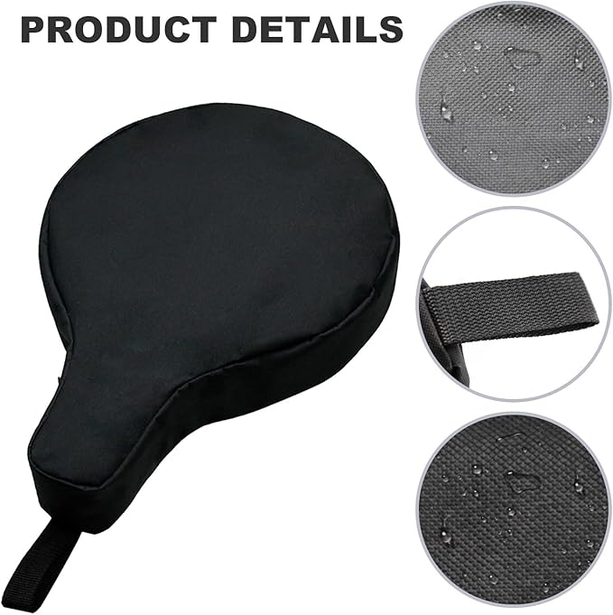 2pcs Lightweight Cast Iron Skillet Bags for 8/10/12in Pans – Waterproof with Hanging Loop, Camping Storage